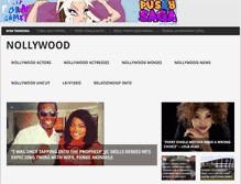 Tablet Screenshot of nollywoodscene.com